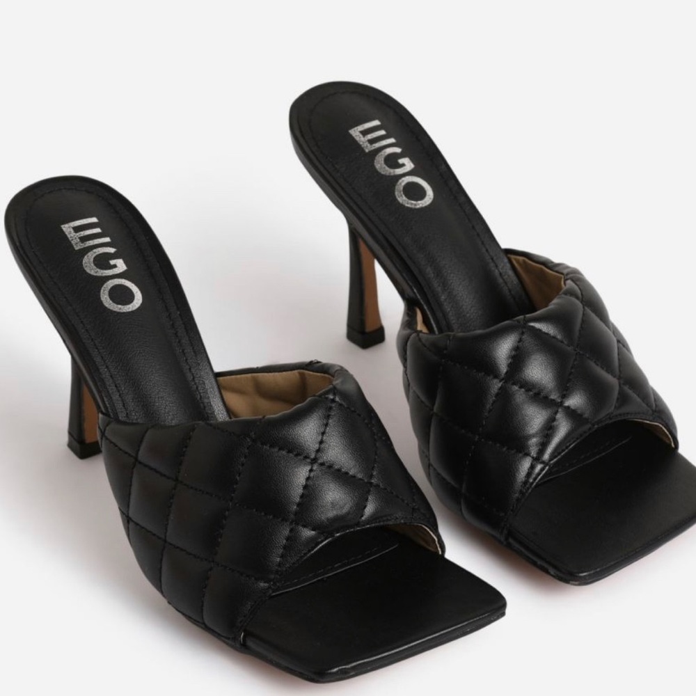 💖Ego Tropez Quilted Mules💖 - Picture 1 of 8